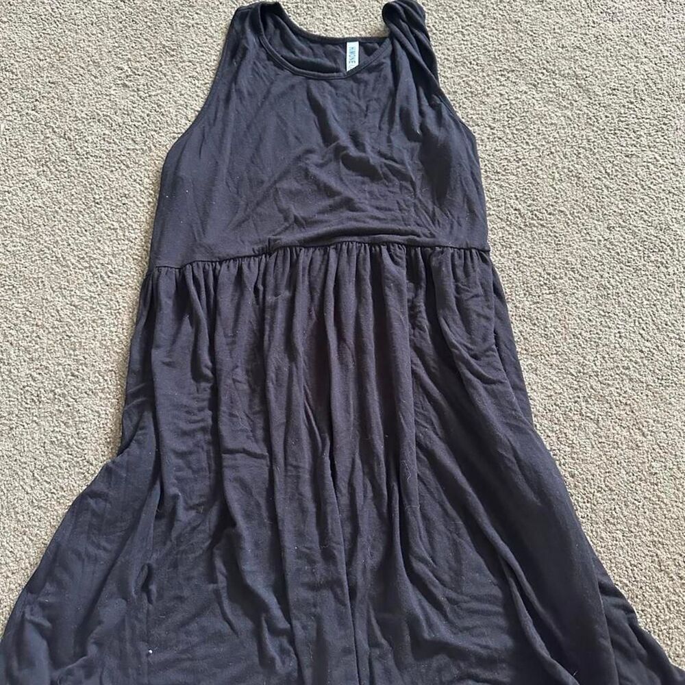 Women's Black and Navy Dress